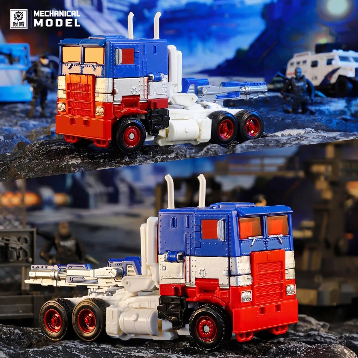 Transformers-figuurtje Ultra Magnus MX001 — Gearticuleerde Autobot Voyager, KO SS38