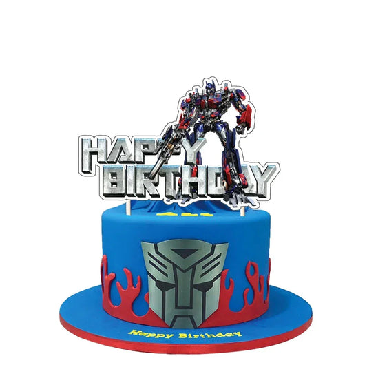 Verjaardagstaartdecoratie – Optimus Prime