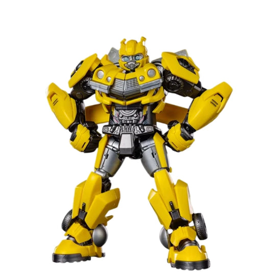 Transformers-figuurtje Bumblebee Blitzwing Eerste Model — compact geel beweegbaar steentje