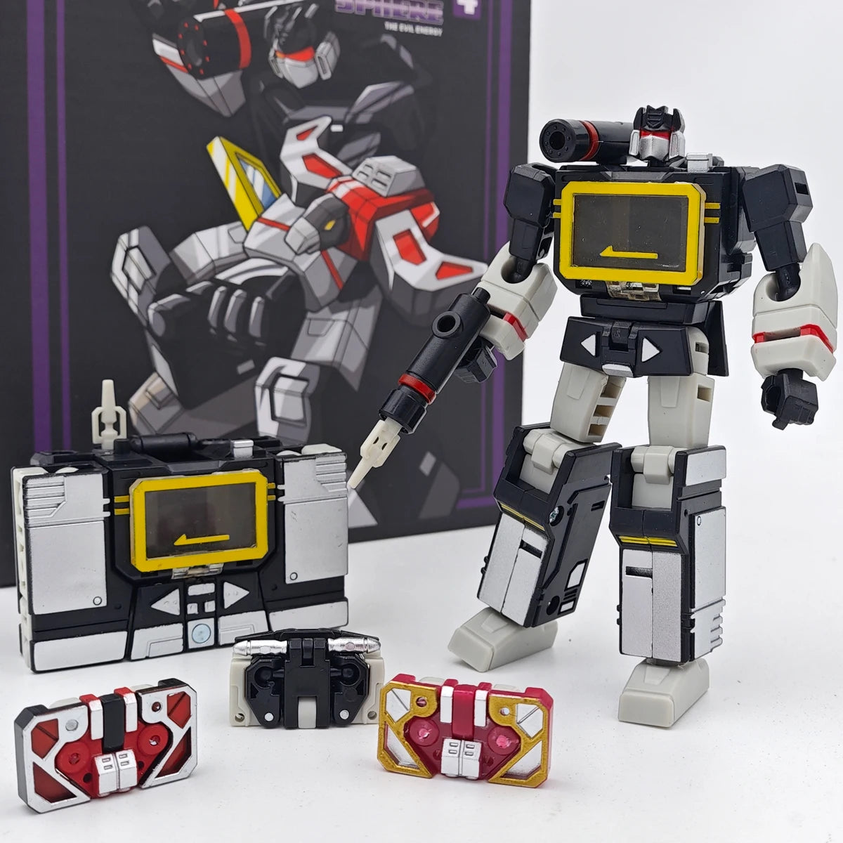 Mini-Transformers-figuurtje Soundwave 11cm — Pocket-verzamelaar
