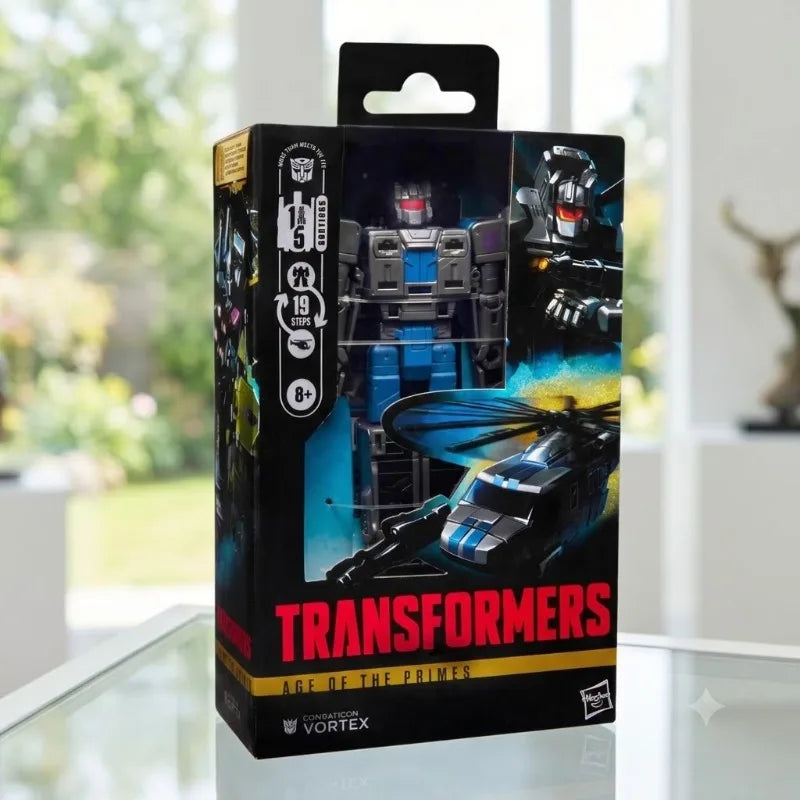 Transformers Vortex Power of the Primes-figuur — Officiële Hasbro Deluxe-helikopter