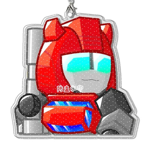 Transformers-sleutelhanger - Mini Rood