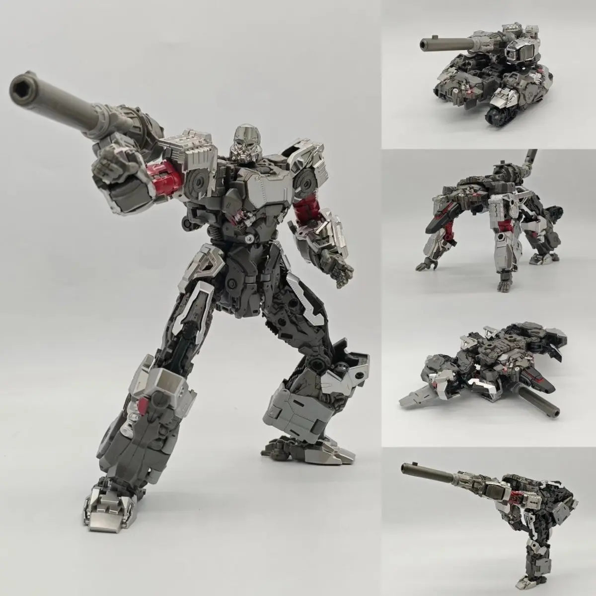 Transformers 4-in-1-speelgoedrobot van legering — Set met neushoorn en leider