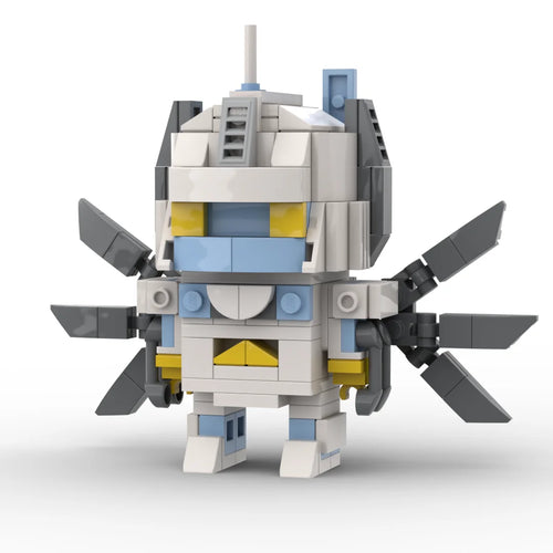 Transformers-figuurtje Nova Prime IDW-versie — witte brick met vleugelbladen, oude Prime
