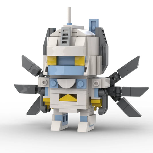 Transformers-figuurtje Nova Prime IDW-versie — witte brick met vleugelbladen, oude Prime