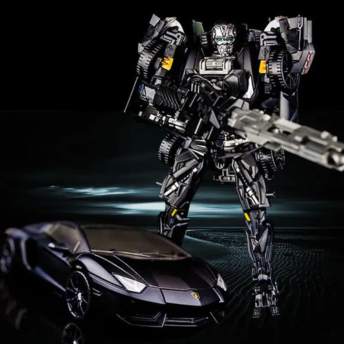 Transformers-figuur Lockdown Aventador — Zwarte jager in Lamborghini-silhouet