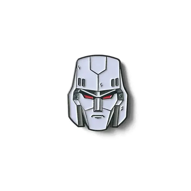 Transformers Soundwave-badge in grijze uitvoering — Speld voor rugzak