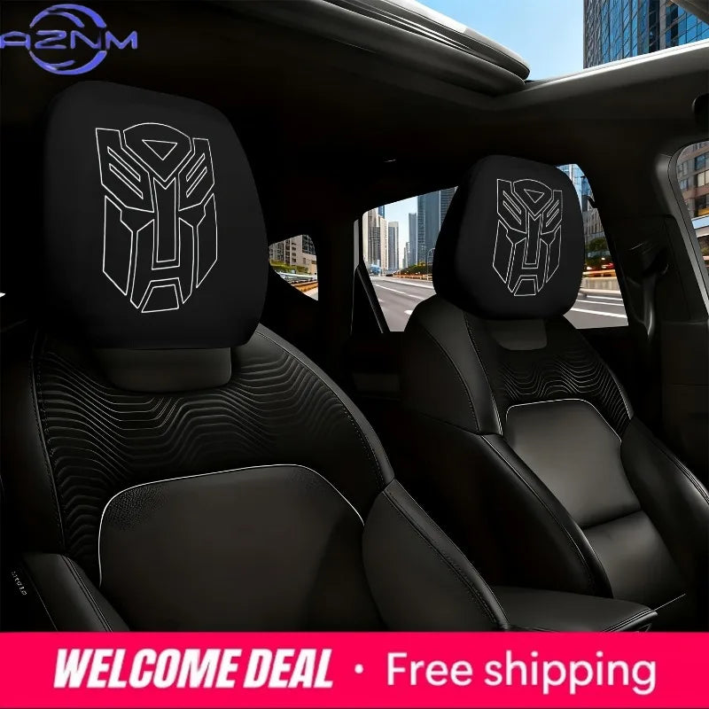 Transformers-hoofdsteunhoes met Autobot — Set van 2 beschermhoezen voor autostoelen