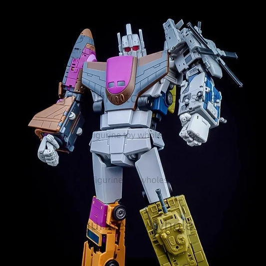 Transformers-figuur Bruticus Magic Square — Complete combiner met vijf robots, zonder doos