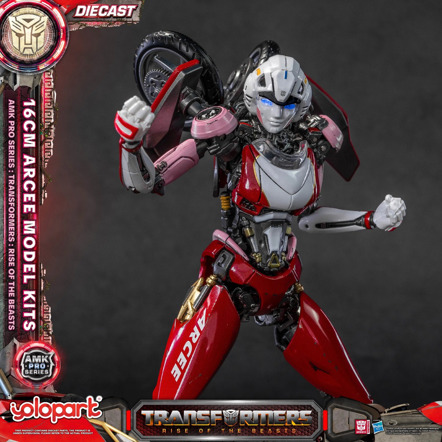 Transformers Arcee-figuur 16cm — Rise of the Beasts AMK Pro Kit
