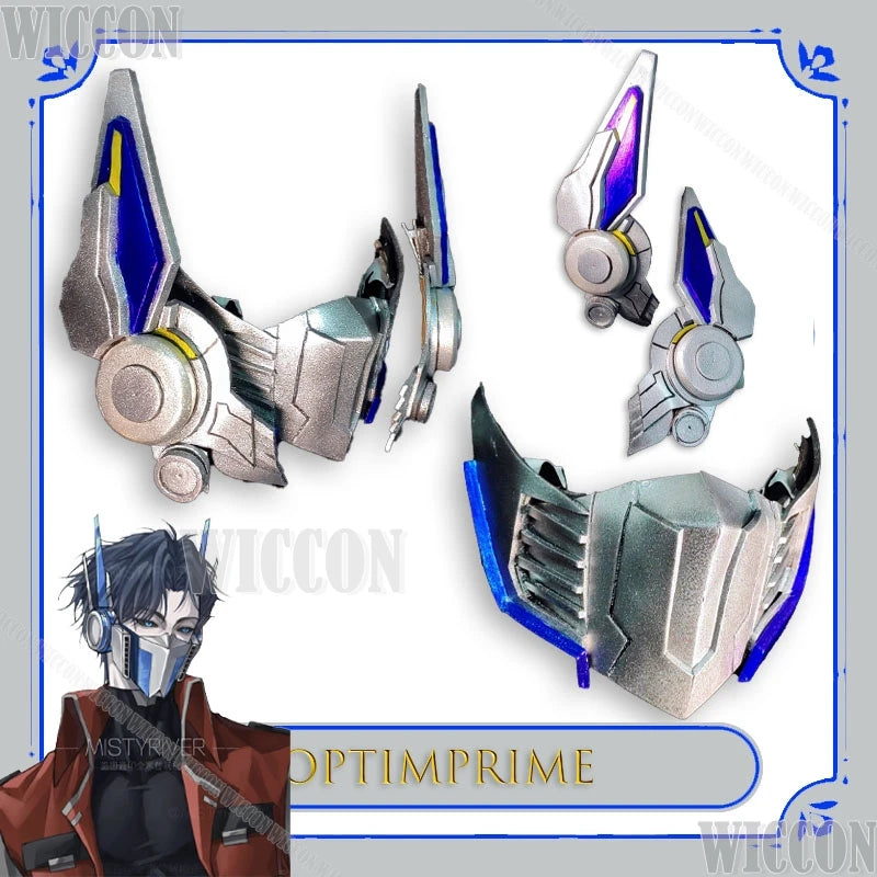 Transformers-robotmasker voor cosplay — Verstelbare mechanische helm voor conventies