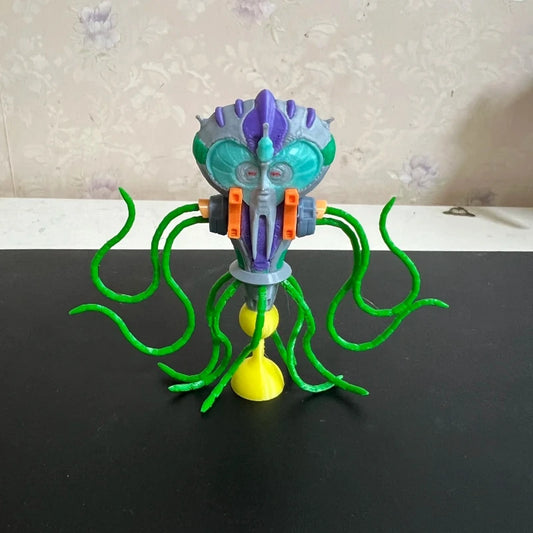 Transformers-buste Turquoise en paarse tentakelachtige alien — Kosmisch wezen