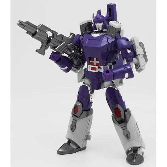 Transformers-figuur Galvatron G1 Goleatron — Kleinformaat, paars, geïntegreerd kanon