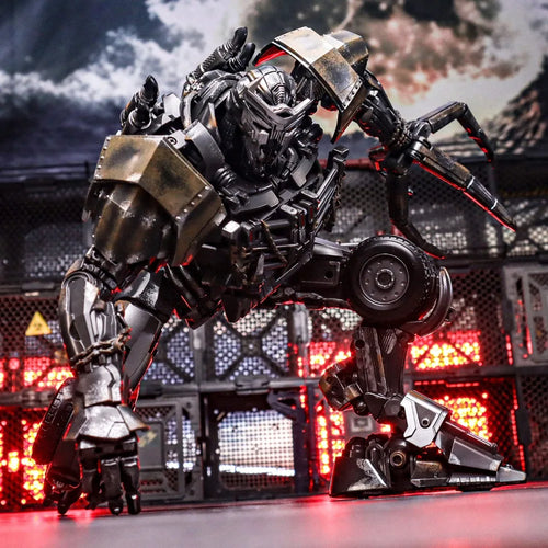 Transformers-figuur Scourge op groot formaat 25cm — Lichtgevende legering, verouderde uitvoering