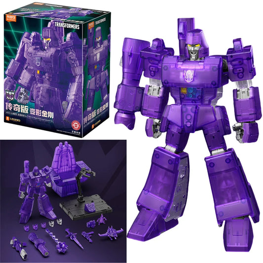 Transformers-figuur Megatron G1 Translucent — Legendarische Decepticon-verzamelaarseditie