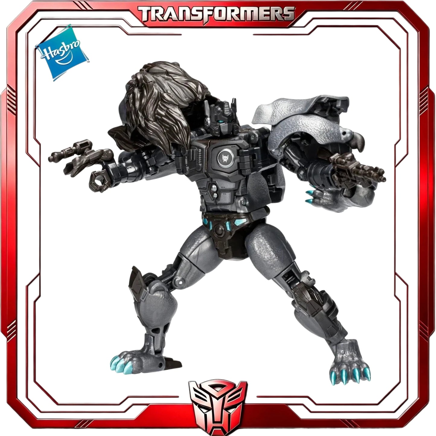 Transformers Nemesis Leo Prime-figuur — Legacy Evolution Maximal-leeuwrobot voor verzamelaars