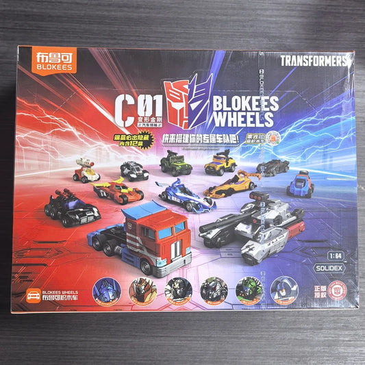 Transformers MINIQ Wheels-set — twaalf mini voertuigen, complete collectie