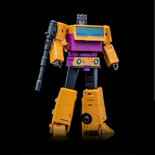 Transformers-figuur Swindle Magic Square — Mauve en Gele Brick, Decepticon-handelaar