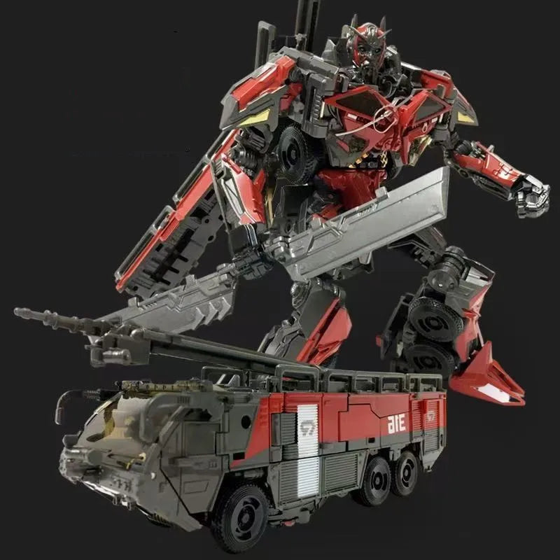Transformers Sentinel Prime-figuur — Transformeerbare brandweerwagen
