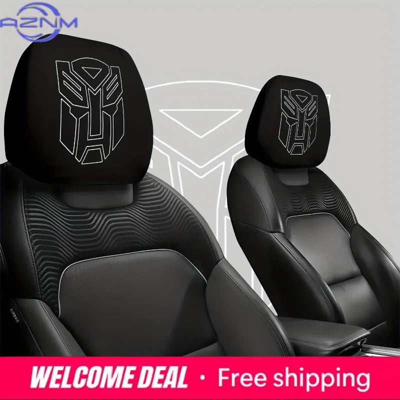 Transformers-hoofdsteunhoes met Autobot — Set van 2 beschermhoezen voor autostoelen