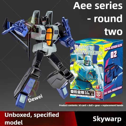 Transformers-figuur Skywarp met chromen afwerking — Seeker-teleporter in blinde doos van AAE