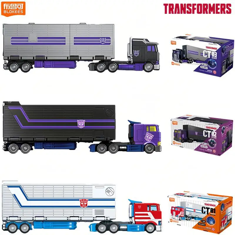 Transformers-figuur Motormaster in donker konvooi — paarse cabine, CT02 Stunticon-editie