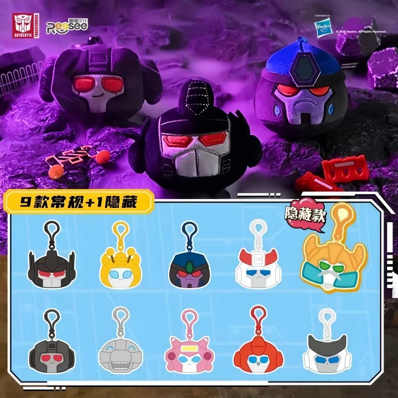 Transformers-knuffel — Mysterie Vol. 2, assortiment van negen personages