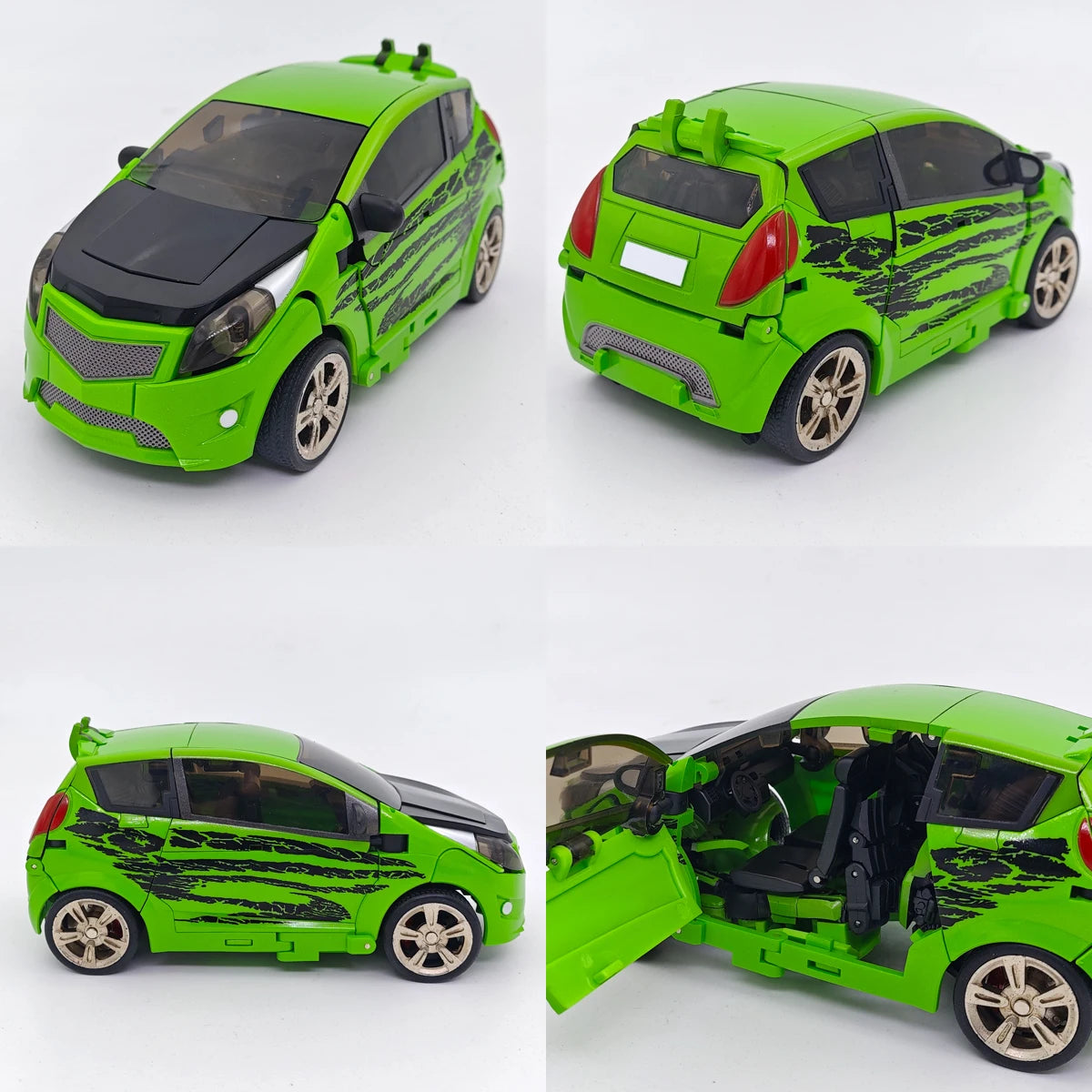 Transformers Skids en Mudflap-figuur — groen tweelingduo, unieke Toys Dumb