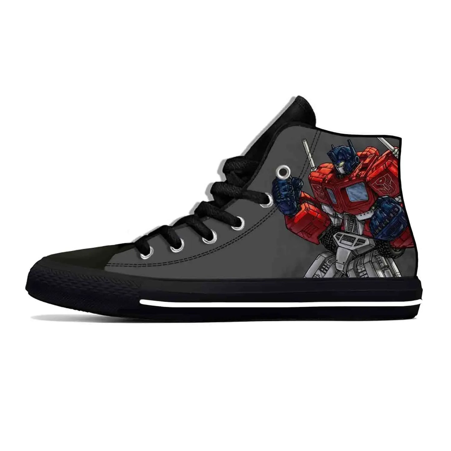 Zwarte hoge Transformers-sneakers - Prime
