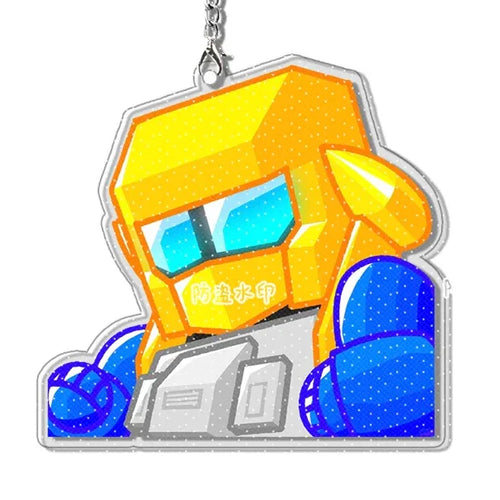 Transformers-sleutelhanger - Mini Geel
