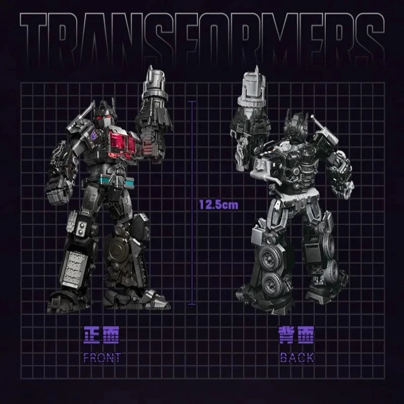 Transformers Nemesis Prime Blokees Beyond-figuur — Movie 7-assemblage met zwart silhouet