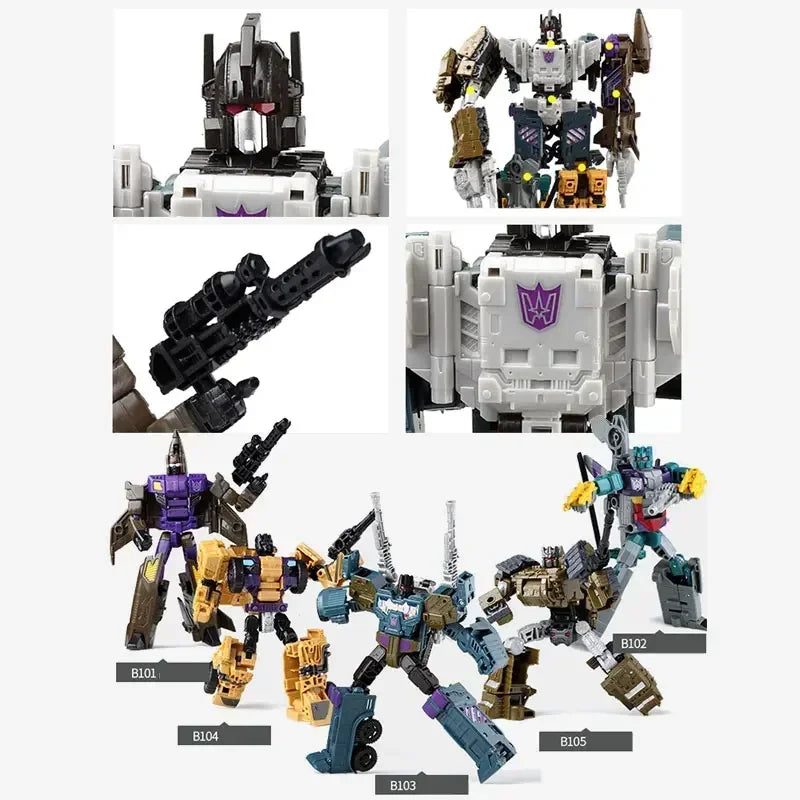 Transformers Bruticus HaiZhiXing-figuur — Complete KO-combinatie van vijf robots