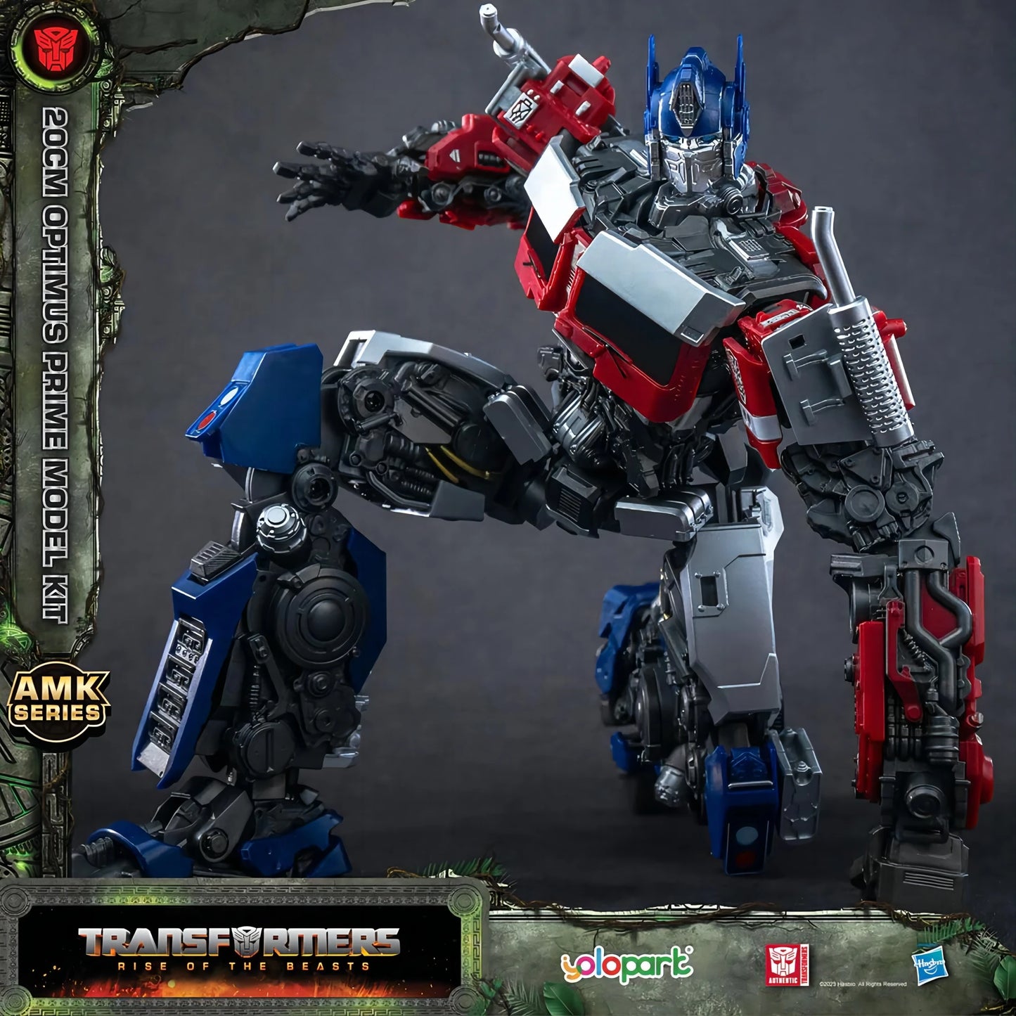 Transformers-figuur Optimus Prime — 20cm AMK Rise of the Beasts-premiummodelbouwpakket