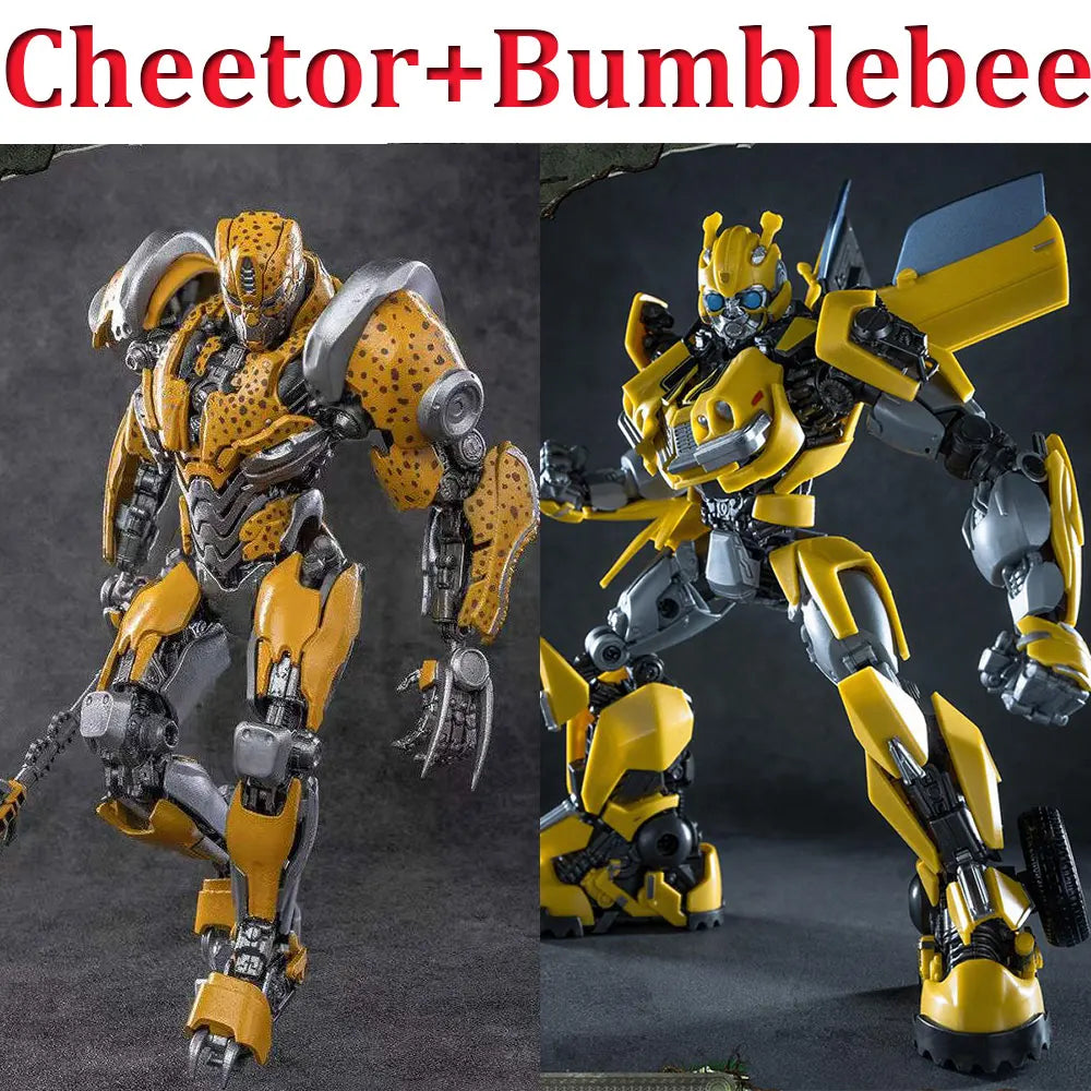Transformers-figuurduo Cheetor & Bumblebee — AMK-verzamelaarsmodelbouwpakket