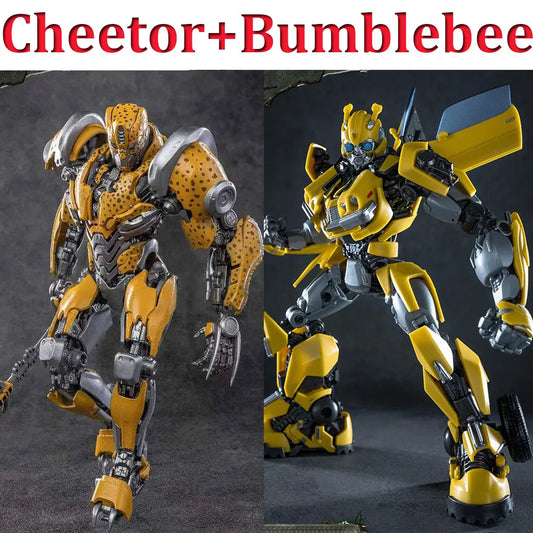 Transformers-figuurduo Cheetor & Bumblebee — AMK-verzamelaarsmodelbouwpakket