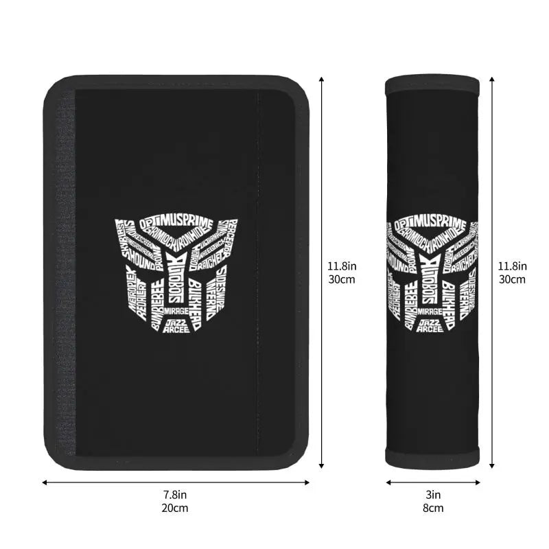 Transformers-riem — wit gegraveerd Autobots-contour