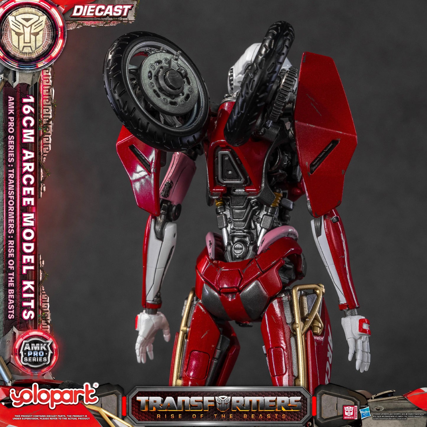 Transformers Arcee-figuur 16cm — Rise of the Beasts AMK Pro Kit