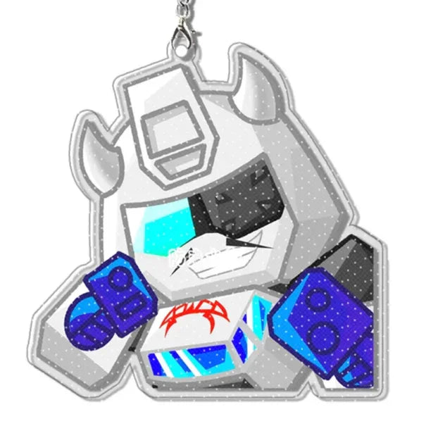 Transformers-sleutelhanger - Mini Grijs-Blauw