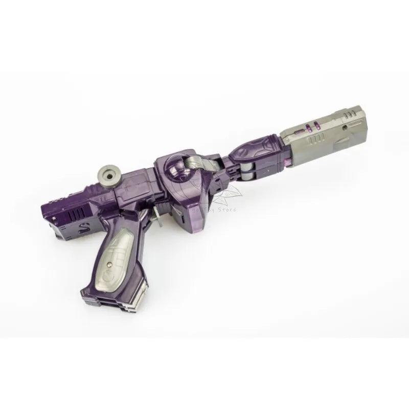 Transformers Shockwave G1 84-86-figuur — reissue met geïntegreerd geweer en complete doos