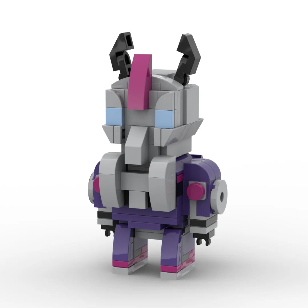 Transformers Alpha Trion One-editie — oude wijze van witte en mauve baksteen