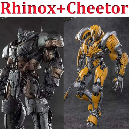 Transformers-figuurduo Rhinox & Cheetor — Wilde Beast Wars-alliantie