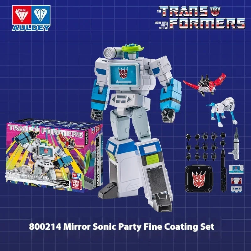 Transformers-figuur Soundwave Spiegel AAE — Shattered Glass-universum in hemelsblauw