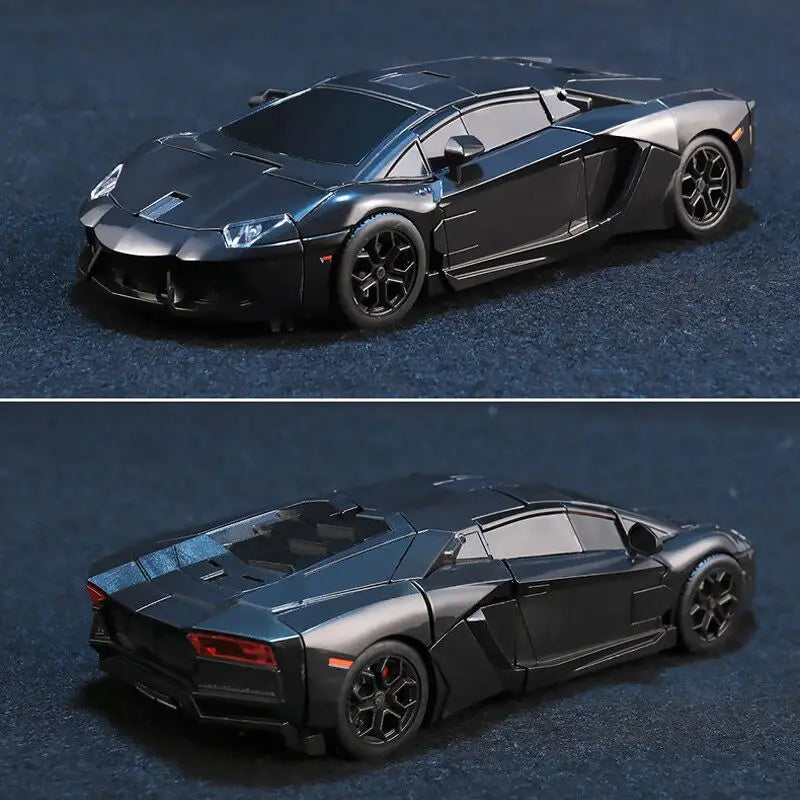 Transformers-figuur Lockdown Aventador — Zwarte jager in Lamborghini-silhouet