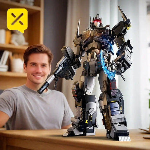 Transformers Nemesis Knight-bouwstenen — Donkere Optimus Prime-constructie, 1886 onderdelen