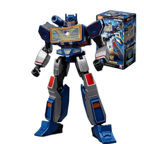 Transformers-figuurtje Soundwave Origin ONE Blitzwing — leisteenblauw cassette-spion
