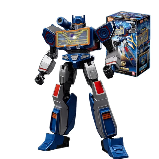 Transformers-figuurtje Soundwave Origin ONE Blitzwing — leisteenblauw cassette-spion