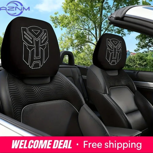 Transformers-hoofdsteunhoes met Autobot — Set van 2 beschermhoezen voor autostoelen