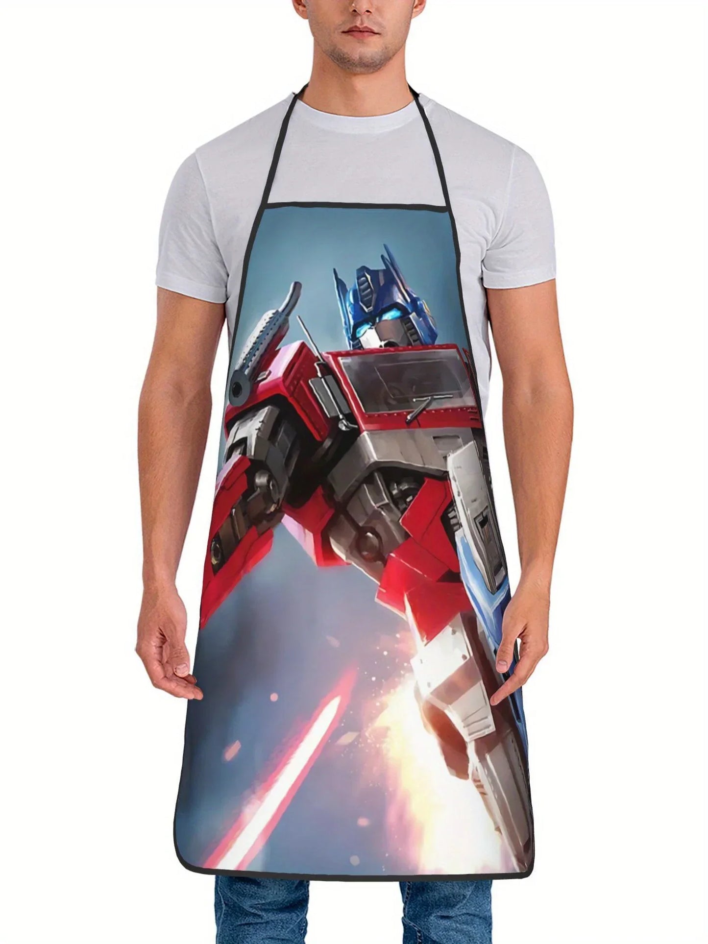 Schort Transformers - Rood
